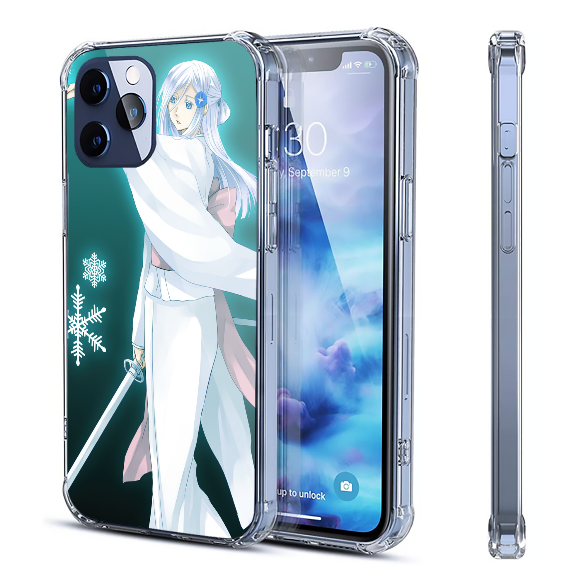 （画像用） ブリーチ BLEACH 【iPhone 12シリーズ対応】透明スマホケース（クリアソフトケース）